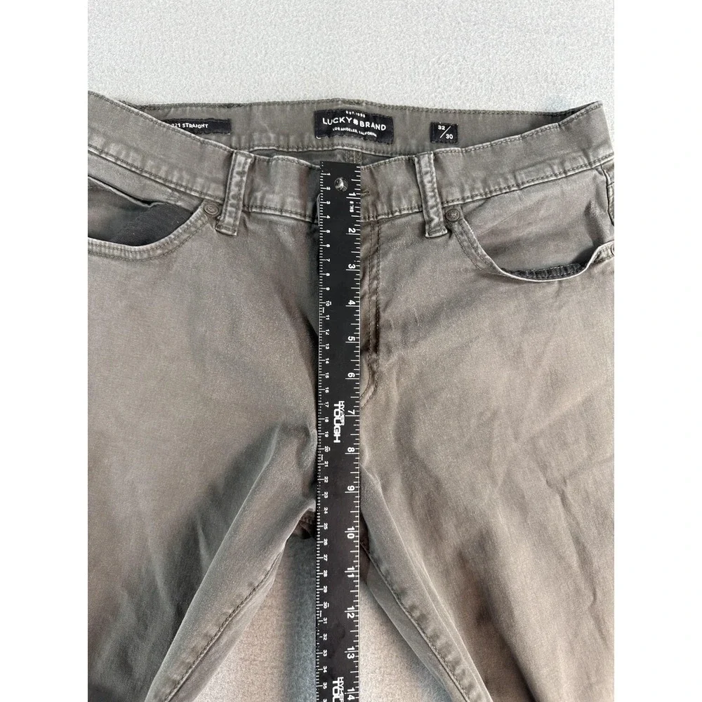Lucky Brand 221 Straight Jeans Mens 32x30 Brown Regular Straight Denim Casual